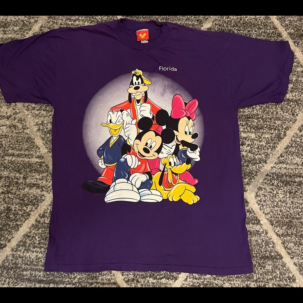 Large Disney purple Florida T Shirt
